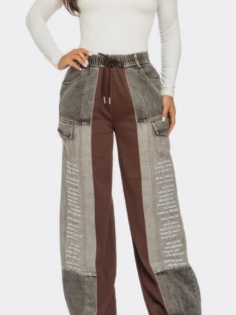 Love Is Dedication Color Block Pants